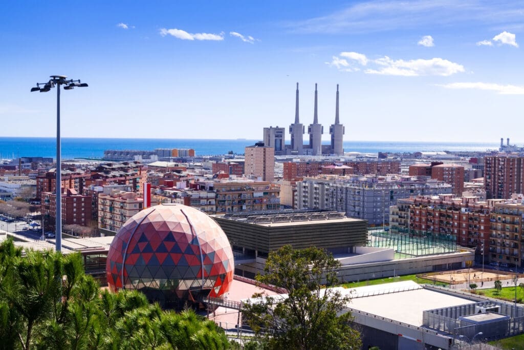 Scenic view of Badalona, Spain