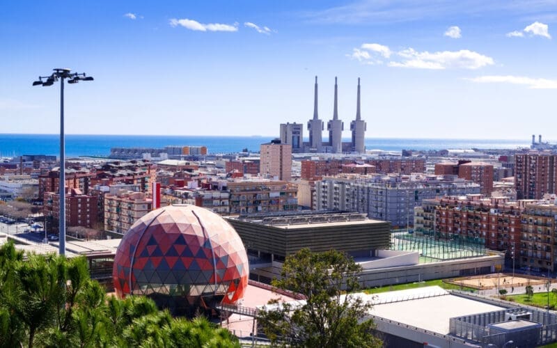 Scenic view of Badalona, Spain