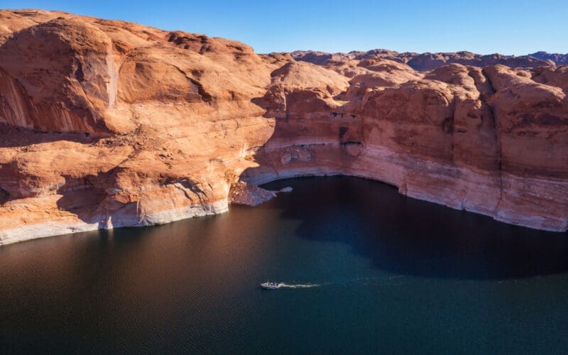 Unique landscapes of Powell Lake