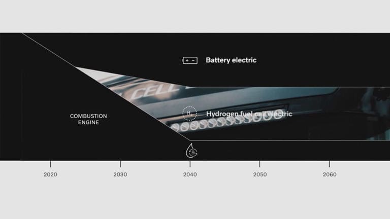 Volvo Group plans to commit to battery electric, hydrogen, and biofuel-powered combustion engines