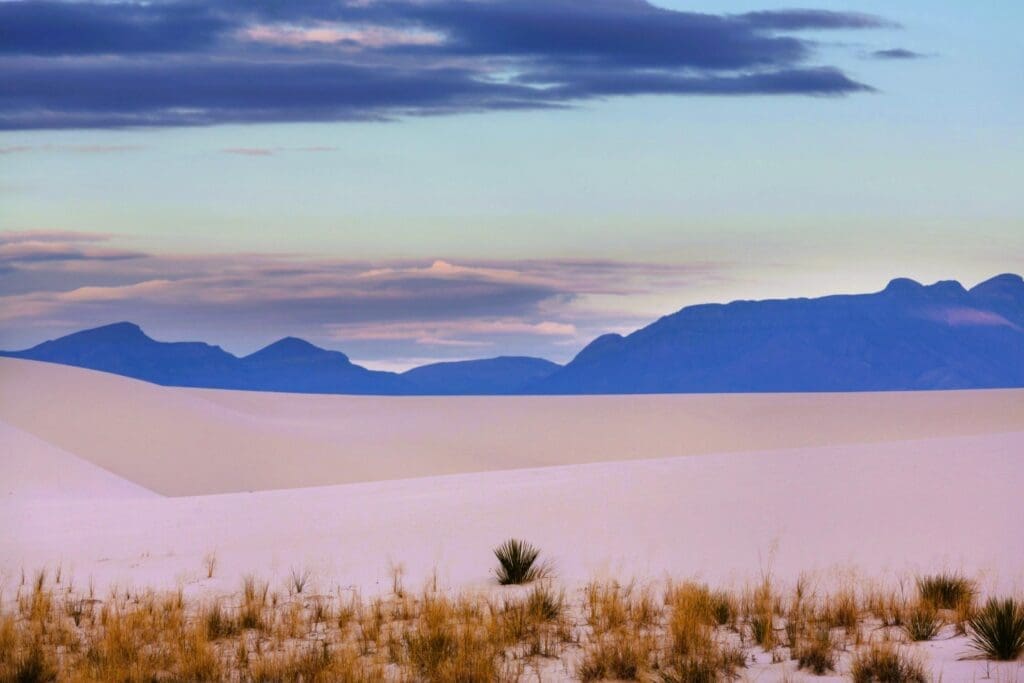 White Sands Park during sunset