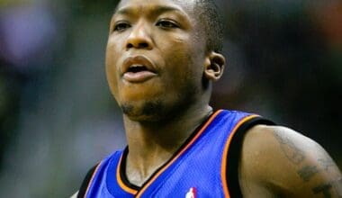 Nate Robinson playing with the New York Knicks