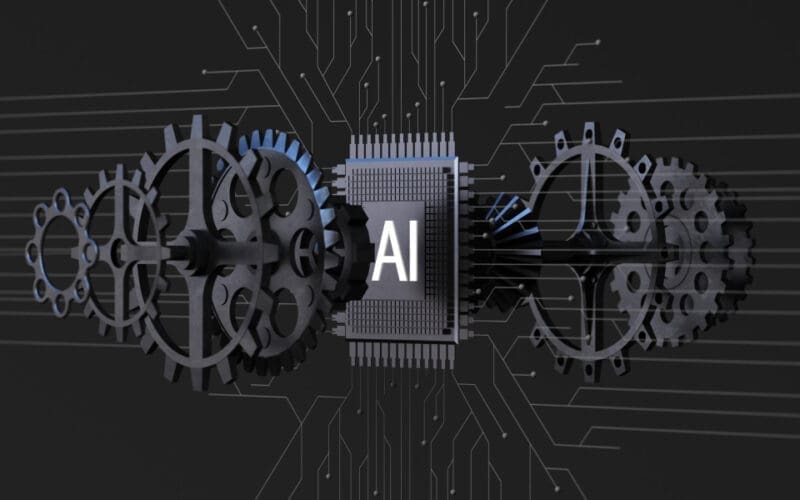 3D Rendering of the Concept of Artificial Intelligence (AI)