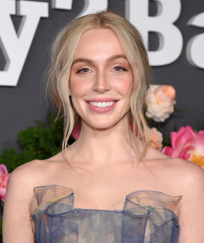 Alex Cooper arrives for Baby2Baby Annual Gala on November 12, 2022 in West Hollywood, CA