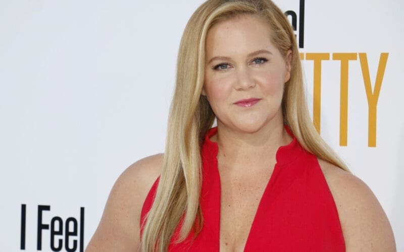 Amy Schumer at the Los Angeles premiere of 'I Feel Pretty' held at the Regency Village Theatre in Westwood, USA on April 17, 2018