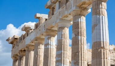 Beautiful shot of the Acropolis citadel in Athens, Greece