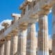 Beautiful shot of the Acropolis citadel in Athens, Greece