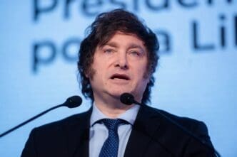 Buenos Aires, Argentina; 8 24 2023 Javier Milei. Photo credit Shutterstock.com Matias Lynch.