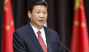 Chinese President Xi Jinping addresses students of MGIMO, on March 23, 2013 in Moscow