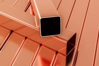 Copper square tubes