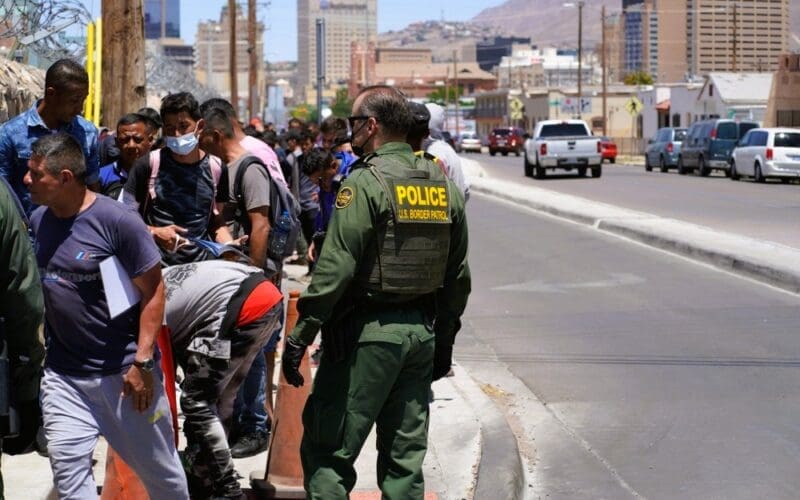 Days before the end of Title 42 migrants turned themselves in to U.S. Customs and Border Protection. After a flyer was given out encouraging them to