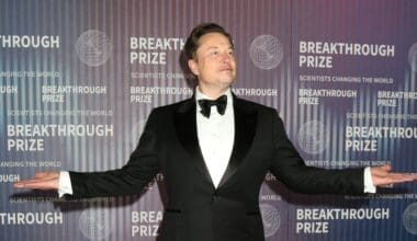 Elon Musk at the 10th Annual Breakthrough Prize Ceremony at the Academy Museum of Motion Pictures on April 13, 2024 in Los Angeles, CA