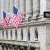 Exterior of New york Stock Exchange, Wall street sign, lower Manhattan, New York City