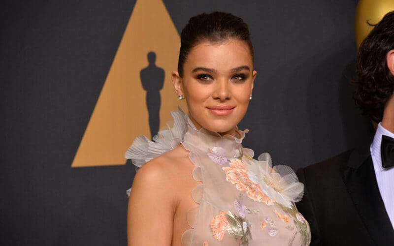 Hailee Steinfeld in the photo room at the 89th Annual Academy Awards at Dolby Theatre, Los Angeles