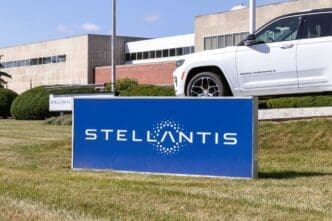 Jeep Grand Cherokee at the Stellantis transmission plant. Jeep offers the Grand Cherokee in Laredo, Trailhawk and Overland models