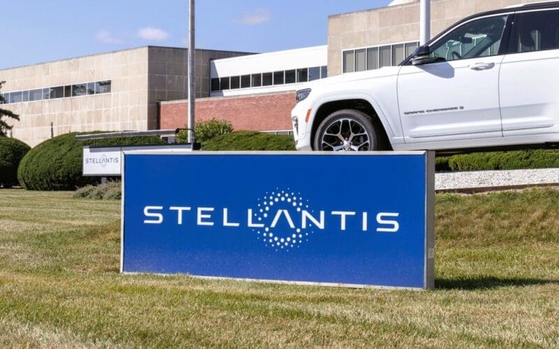 Jeep Grand Cherokee at the Stellantis transmission plant. Jeep offers the Grand Cherokee in Laredo, Trailhawk and Overland models
