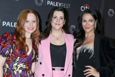 Lauren Ambrose, Melanie Lynskey, Simone Kessell at the 2023 PaleyFest - Yellowjackets at the Dolby Theater on April 3, 2023 in Los Angeles, CA