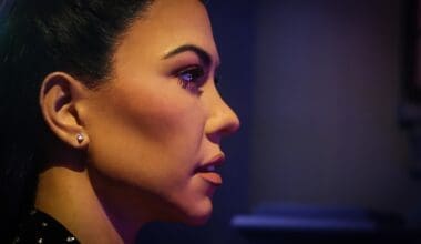 Kourtney Kardashian at Madame Tussauds Wax Museum located at 234 W 42nd St, New York, NY 10036