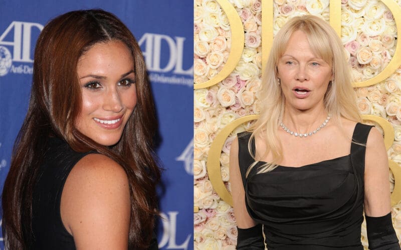 Meghan Markle and Pamela Anderson