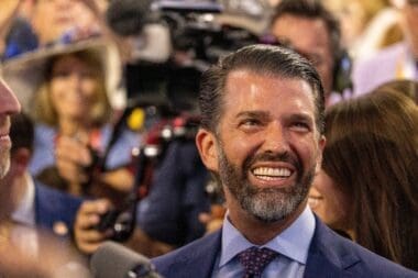 Milwaukee, Wisconsin - July 15, 2024: Donald Trump Jr. at the Republican National Convention