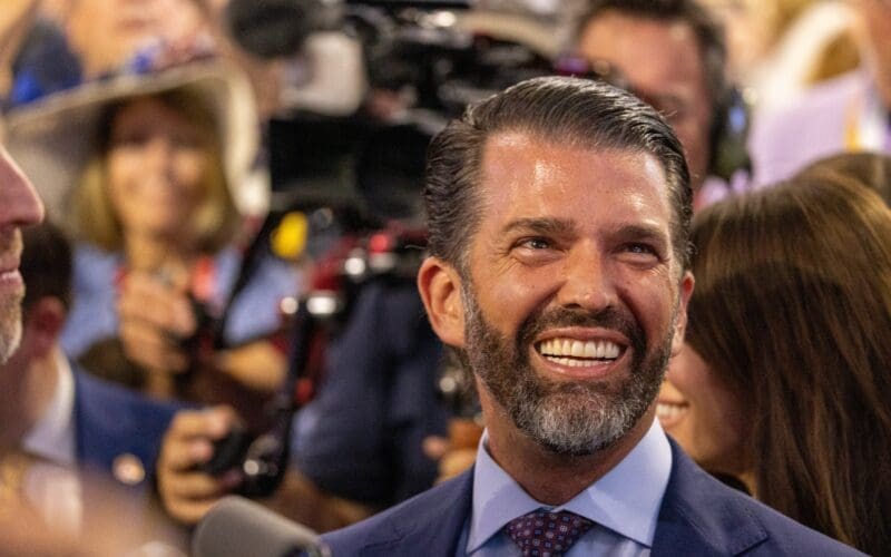 Milwaukee, Wisconsin - July 15, 2024: Donald Trump Jr. at the Republican National Convention