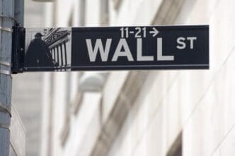 NEW YORK - USA wall street stock exchange sign