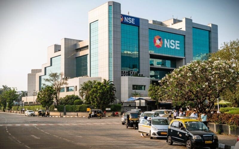 National Stock Exchange building at the Bandra Kurla Complex in Mumbai, Maharashtra, India