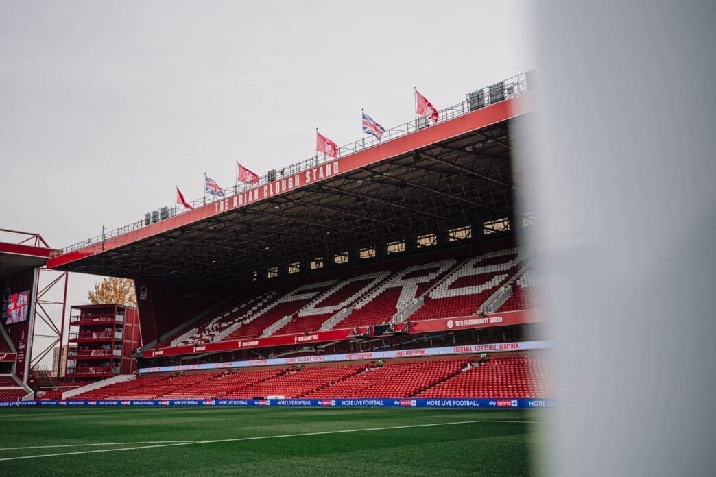 Nottingham Forest FC Stadium. Photo by Nottingham Forest FC