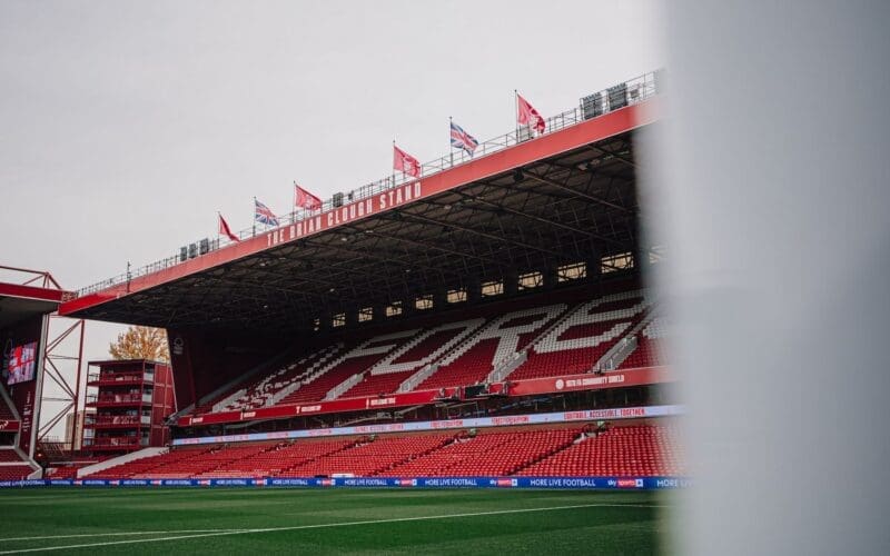 Nottingham Forest FC Stadium. Photo by Nottingham Forest FC