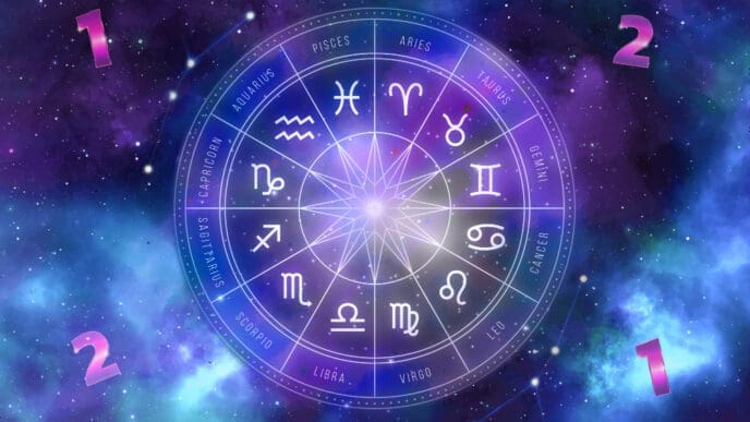 Numerology concept composition