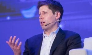 OpenAI CEO Sam Altman attends the artificial intelligence(AI) Revolution Forum in Taipei on September 25, 2023