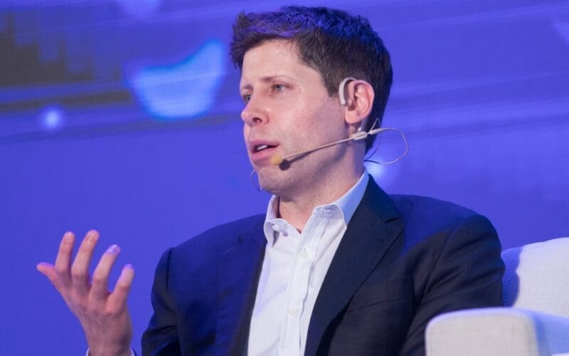 OpenAI CEO Sam Altman attends the artificial intelligence(AI) Revolution Forum in Taipei on September 25, 2023