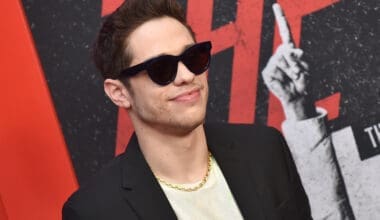 Pete Davidson arrives for the Netflix 'The Dirt' Premiere on March 18, 2019 in Hollywood, CA