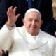 Pope Francis waves to the faithful at the end of his weekly general audience in St. PeterÕs Square at the Vatican, November 13, 2024