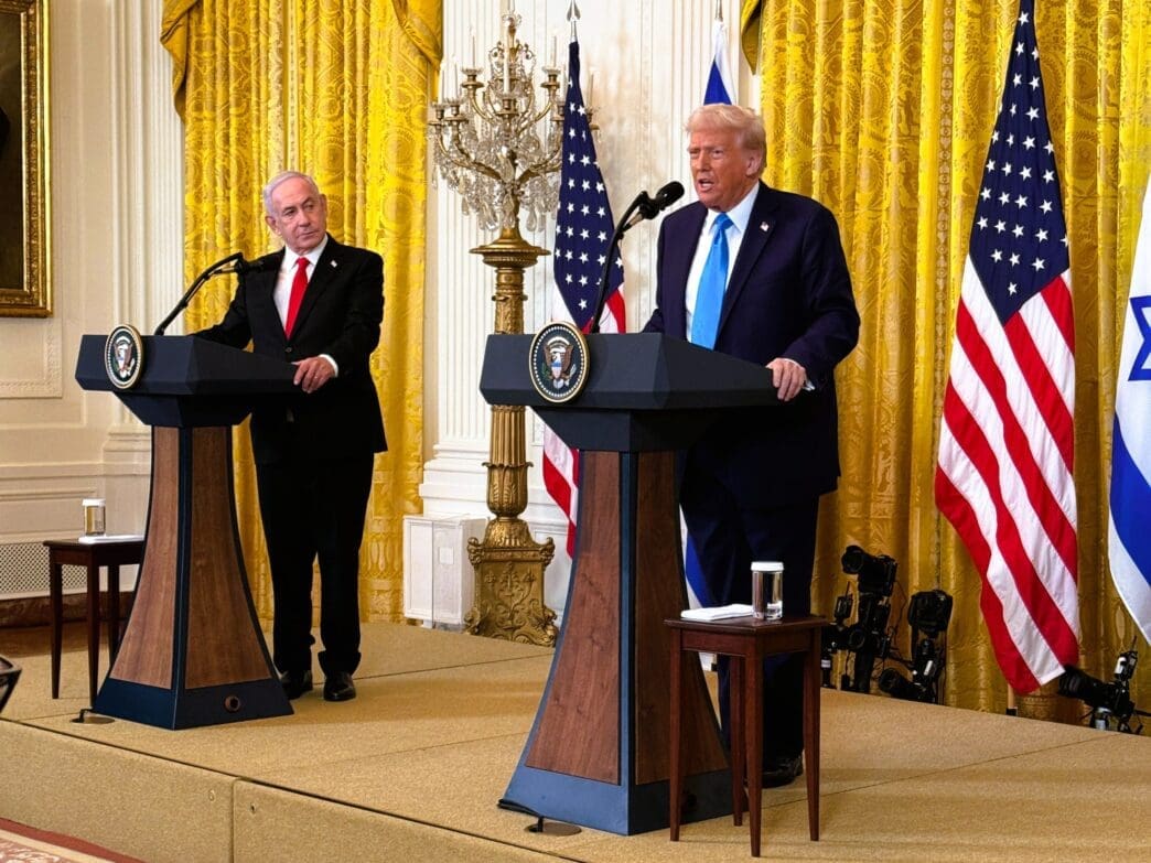 President Donald Trump and Prime Minister Benjamin Netanyahu