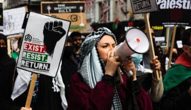 Pro-Palestine Students Protest at Michigan College