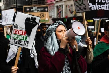 Pro-Palestine Students Protest at Michigan College