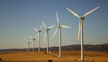 Scenic View featuring Windmills