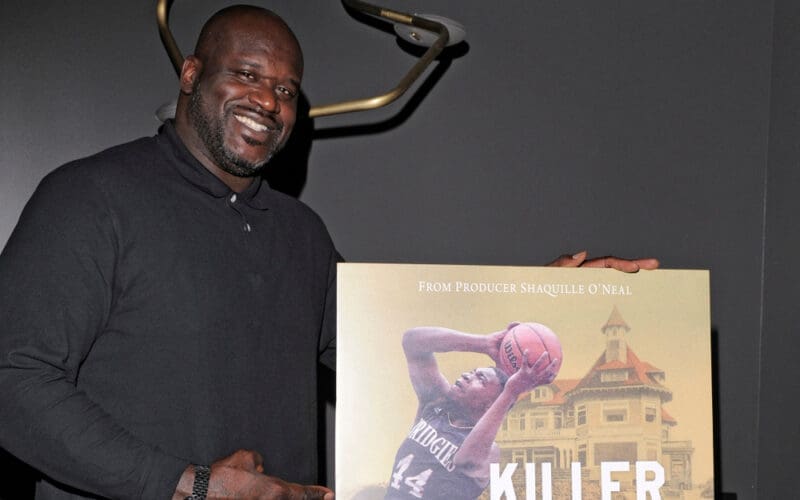 Shaquille Shaq O’Neal attends the 'Killer Bees' New York Special Screening at Landmark 57 Theater on November 12, 2018 in New York City