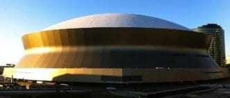 The Superdome has been the home of the Saints since 1975. Photo by Nwill21 - Own work, CC BY-SA 3.0, via Wikimedia Commons