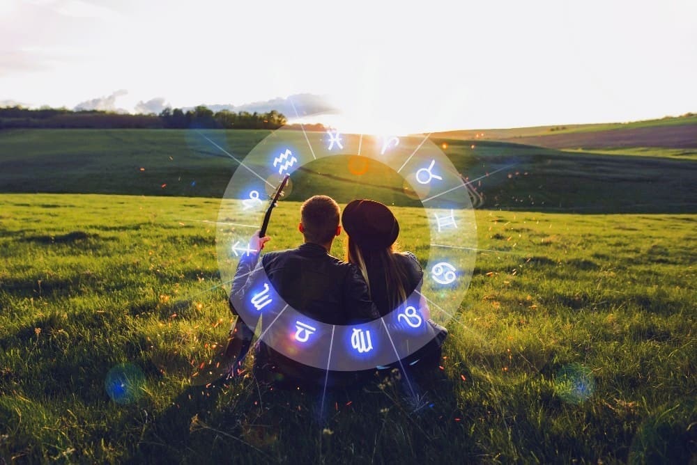 The idea of love compatibility among zodiac signs in astrology