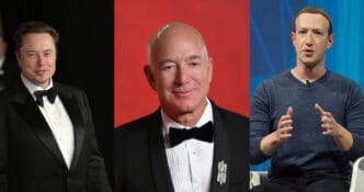 Billionaires. Musk, Bezos, Zuckerberg