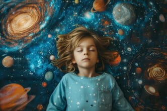 Child with autism living in fantasy world
