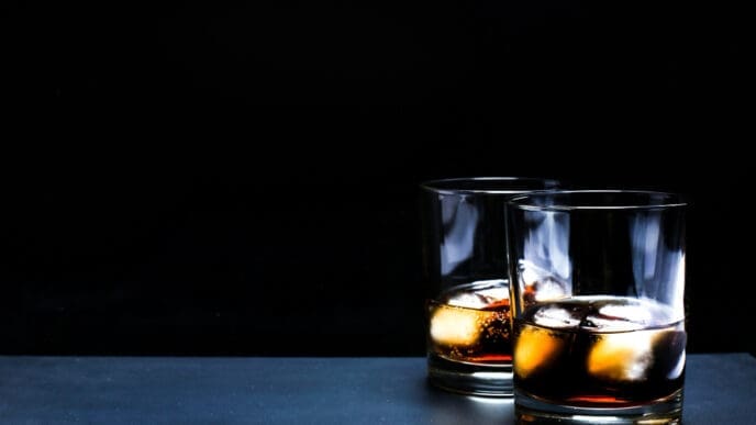 Cocktail whiskey-cola
