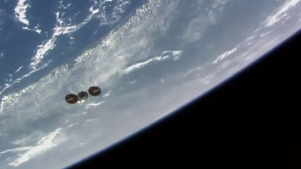 Cygnus Spacecraft Departs Space Station
