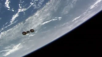 Cygnus Spacecraft Departs Space Station