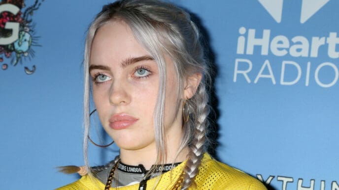 LOS ANGELES - MAY 6 Billie Eilish at the Everything, Everything Premiere on the TCL Chinese 6 Theater on May 6, 2017 in Los Angeles, CA
