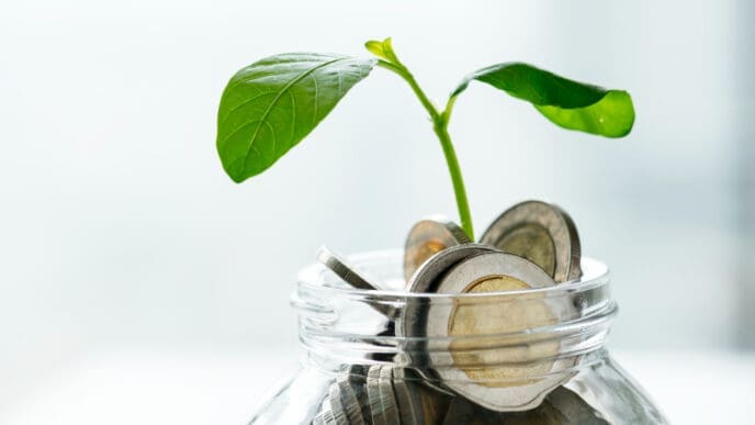 Macro shot of financial and saving concept