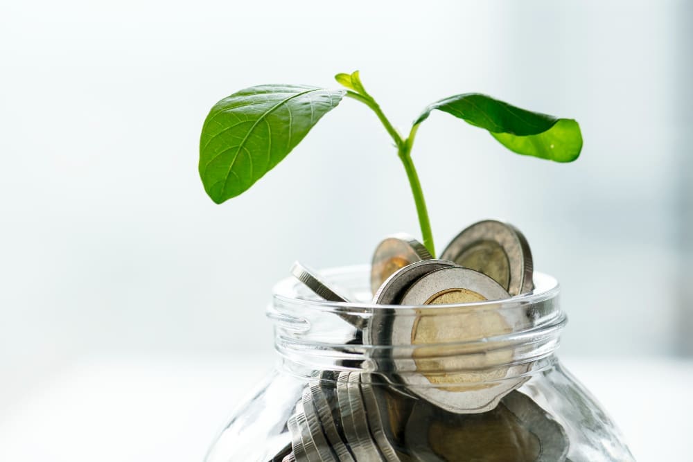 Macro shot of financial and saving concept