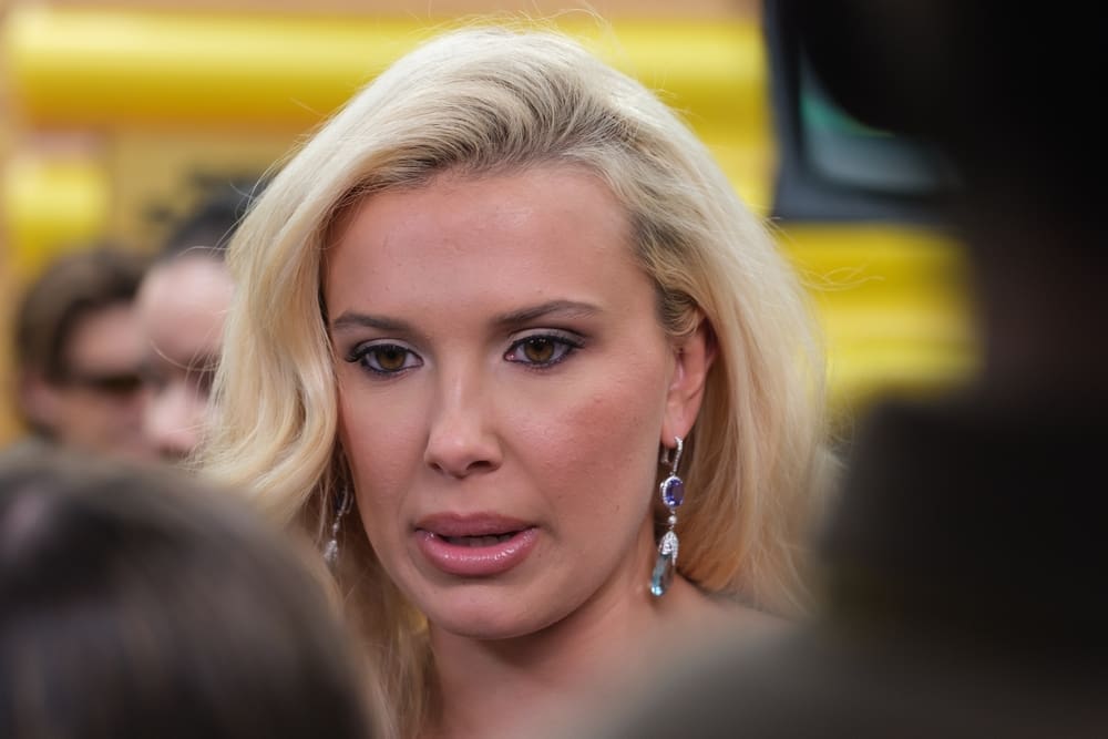 Millie Bobby Brown attends The Electric State premiere at Callao Cinema on February 27 2025 in Madrid Spain